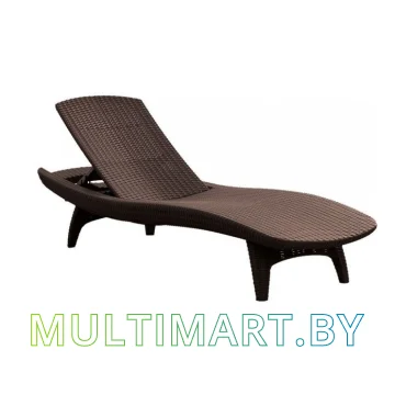 Шезлонг Keter Pacific Sun (коричневый)